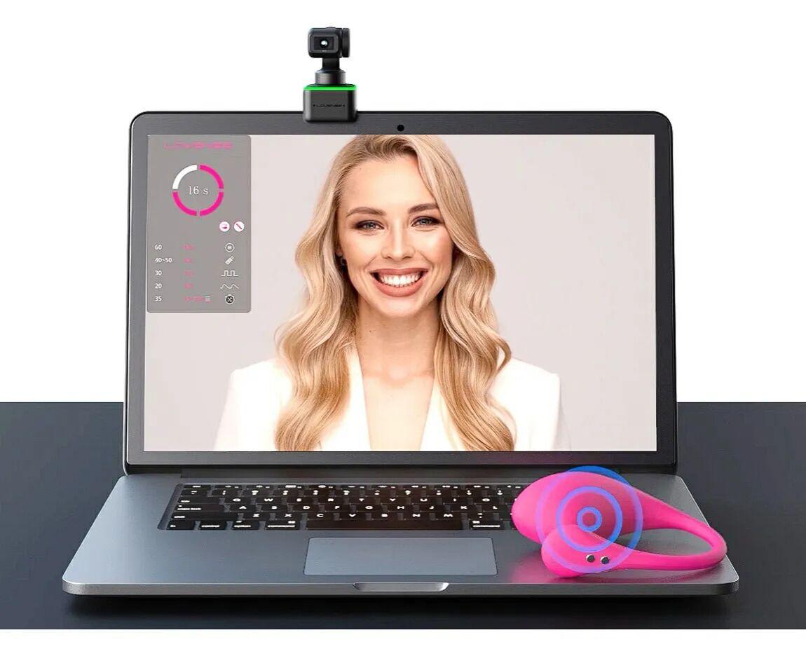 4К веб-камера зі штучним інтелектом Lovense WebCam, для стримування, активація чаєвими в DIDO