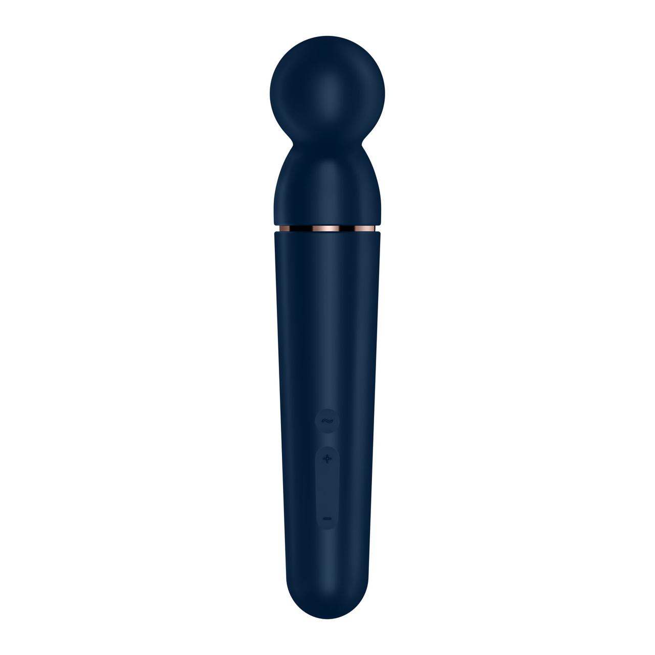 Вібромасажер Satisfyer Planet Wand-er Blue/Rosegold, дуже потужний, бездротовий в DIDO