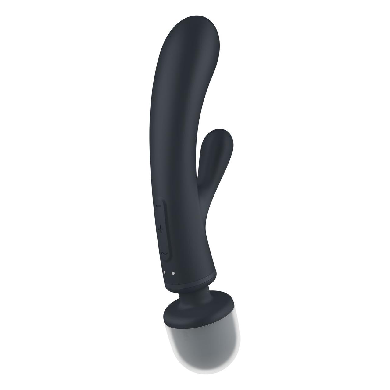 Вібратор-кролик з вібромасажером Satisfyer Triple Lover Grey, 3 мотори в DIDO