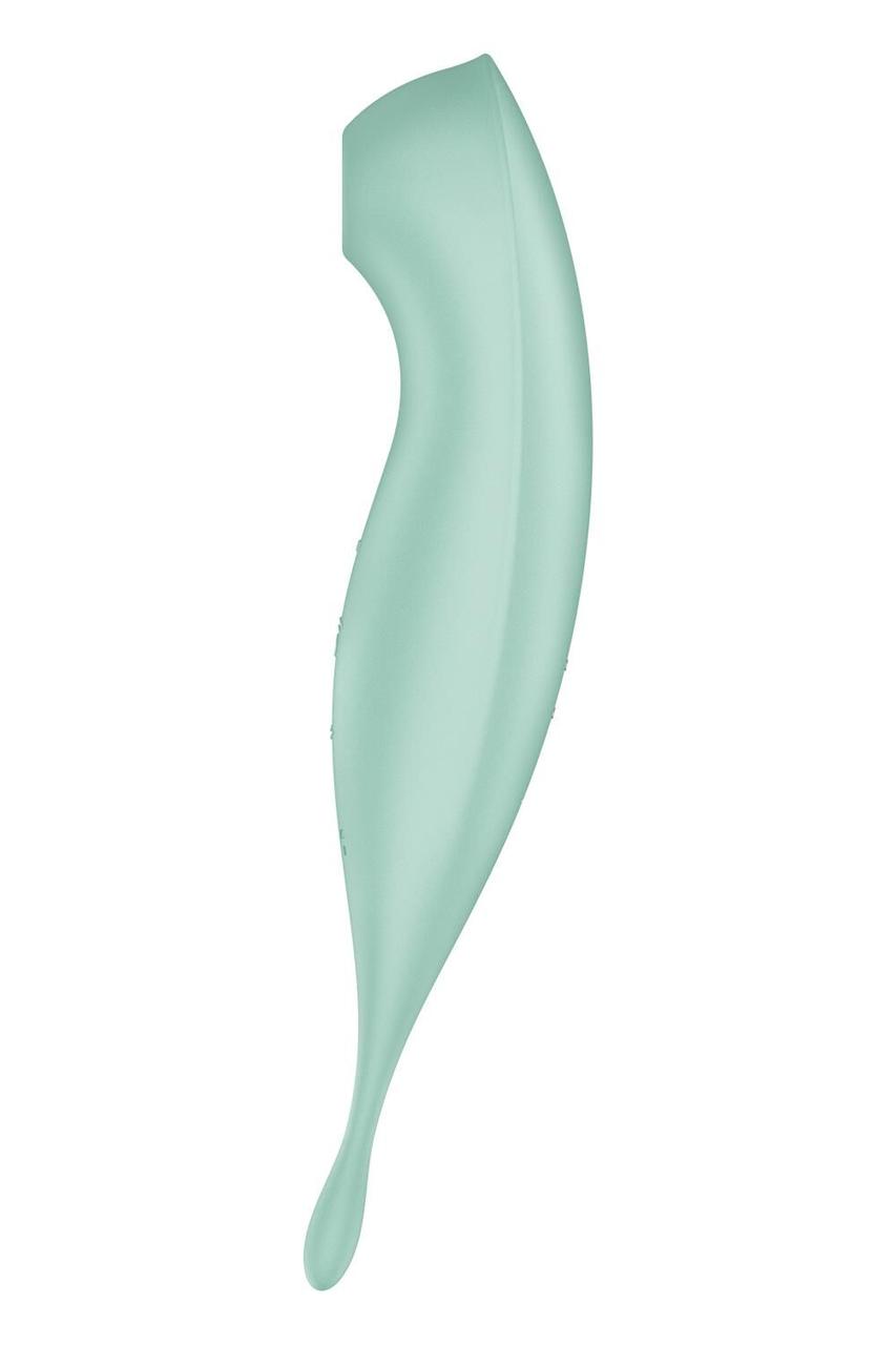 Смарт-вібратор для клітора з вакуумною стимуляцією Satisfyer Twirling Pro+ Mint у DIDO