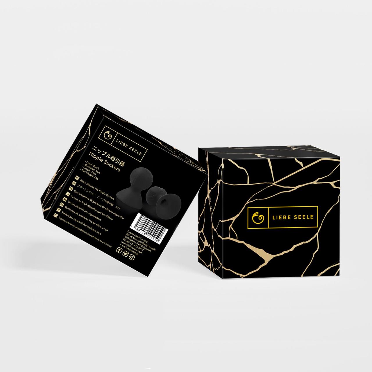 Присоски для сосков Liebe Seele Nipple Suckers Black, силикон в DIDO