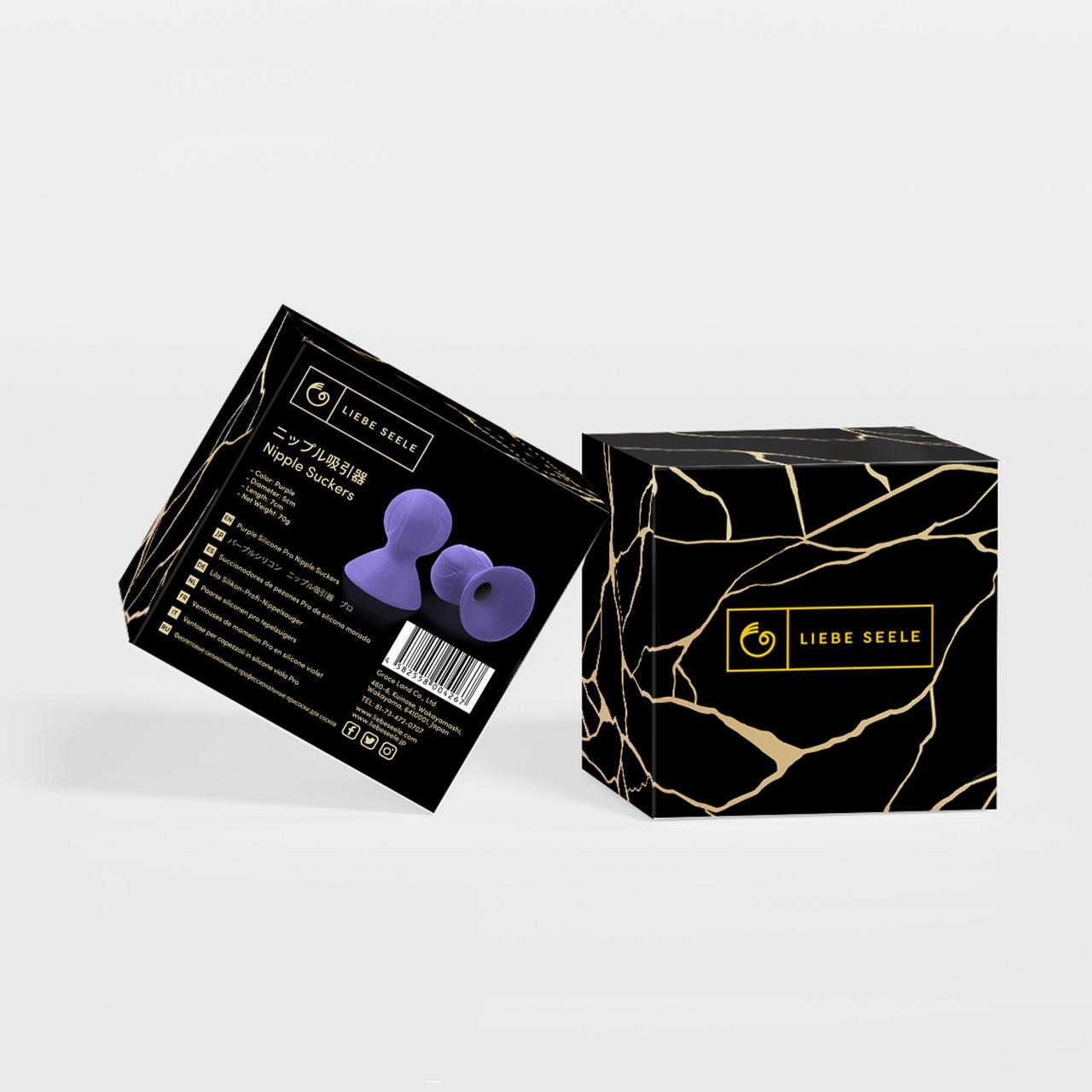 Присоски для сосків Liebe Seele Nipple Suckers Purple, силікон в DIDO
