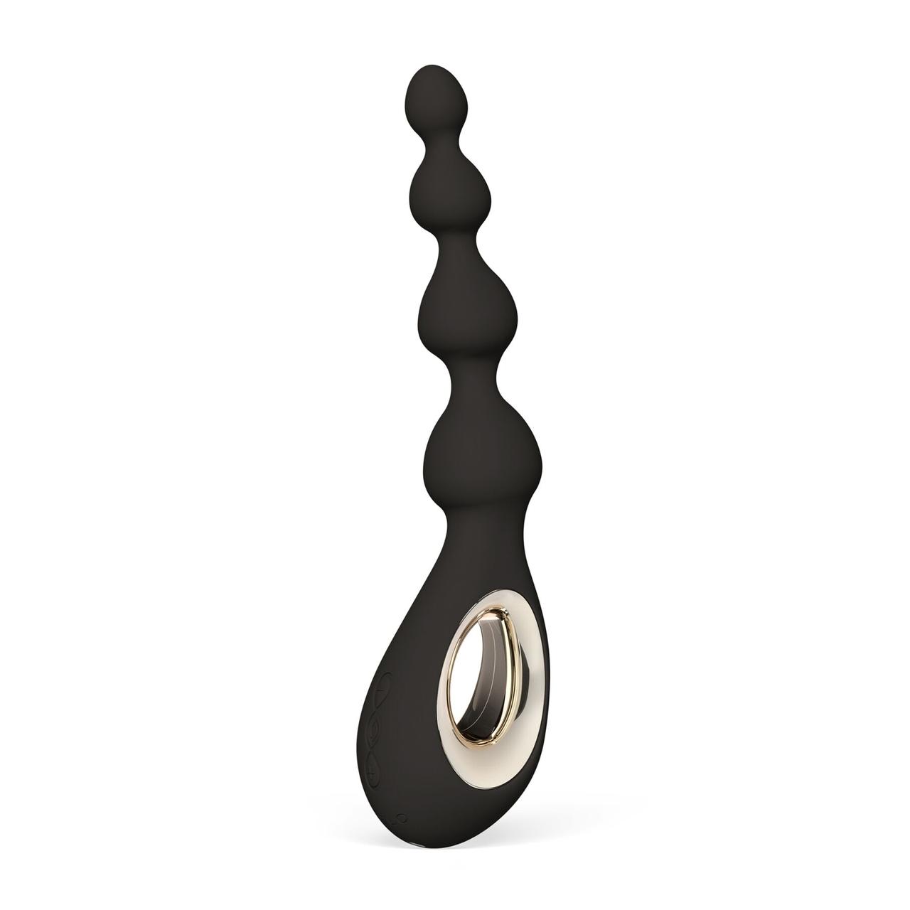 Анальные бусы с вибрацией LELO Soraya Beads Black, разный диаметр бусин, 8 режимов в DIDO