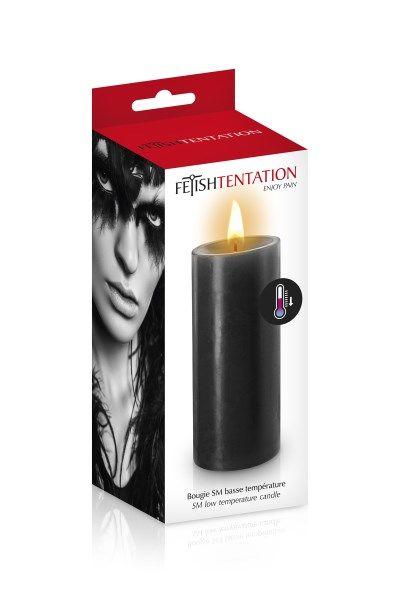 БДСМ-cвеча низкотемпературная Fetish Tentation SM Low Temperature Candle Black в DIDO