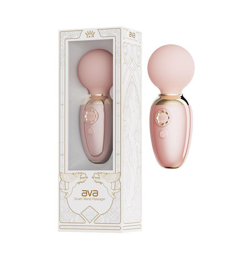 Смарт-вібромасажер Zalo – AVA Sakura Pink, 8 режимів, підігрів, дуже потужний та компактний у DIDO