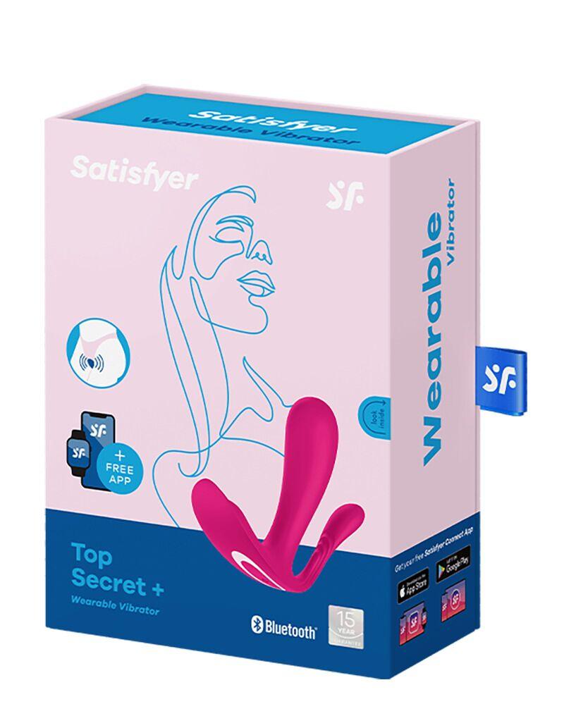 Подвійний смарт-вібратор у трусики Satisfyer Top Secret+ Pink у DIDO