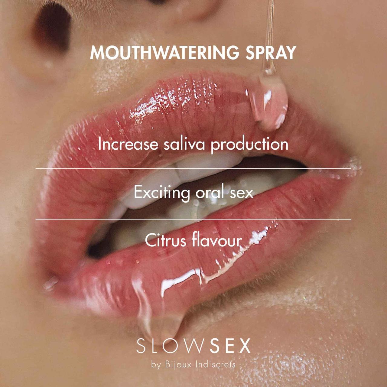 Спрей для посилення слиновиділення Bijoux Indiscrets Slow Sex Mouthwatering spray у DIDO