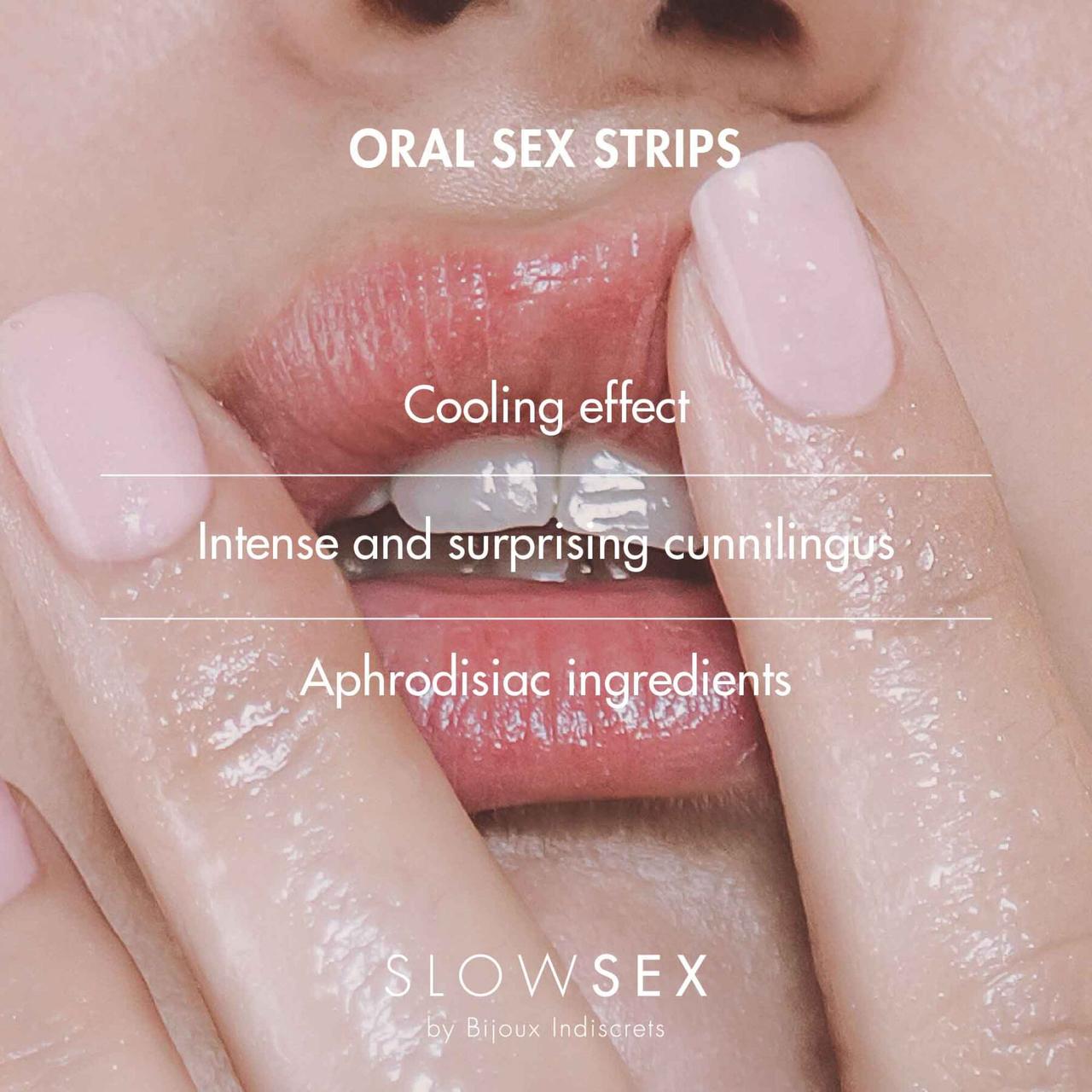 Полоски для орального секса Bijoux Indiscrets Slow Sex Oral sex strips в DIDO