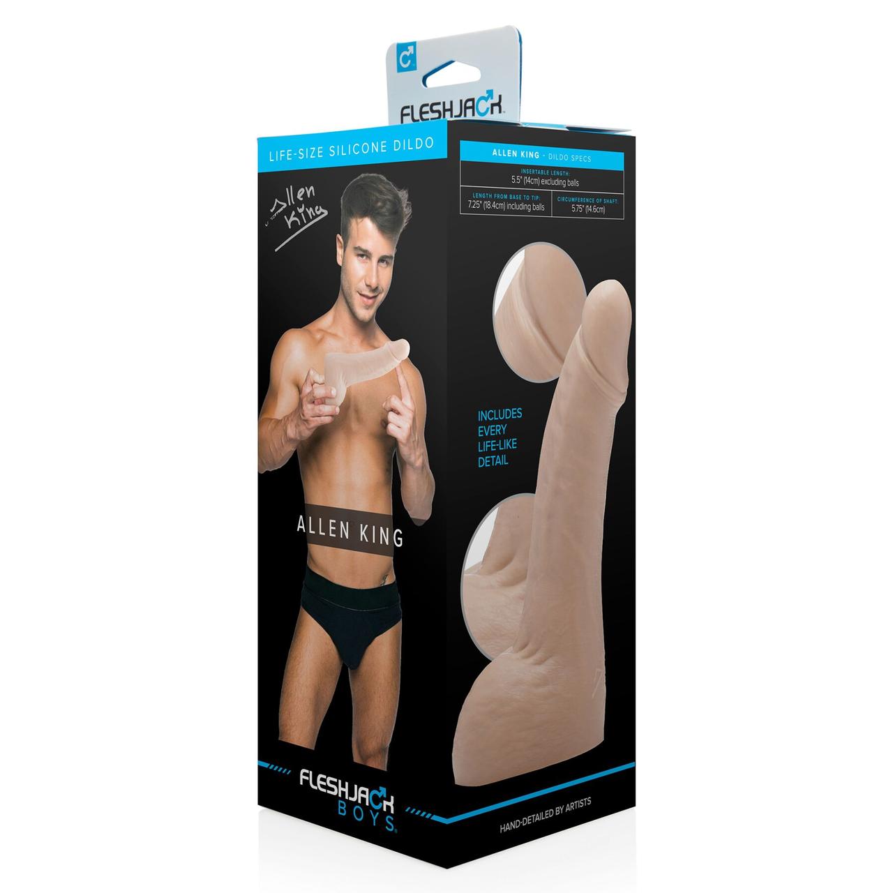 Фалоімітатор Fleshjack Boys: Allen King Dildo, по зліпку пеніса порноактора в DIDO