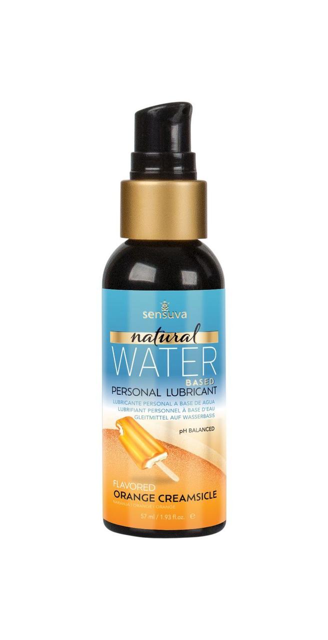 Мастило на водній основі Sensuva Natural WaterBased Orange Creamsicle 57 мл без гліцерину та парабенів в DIDO