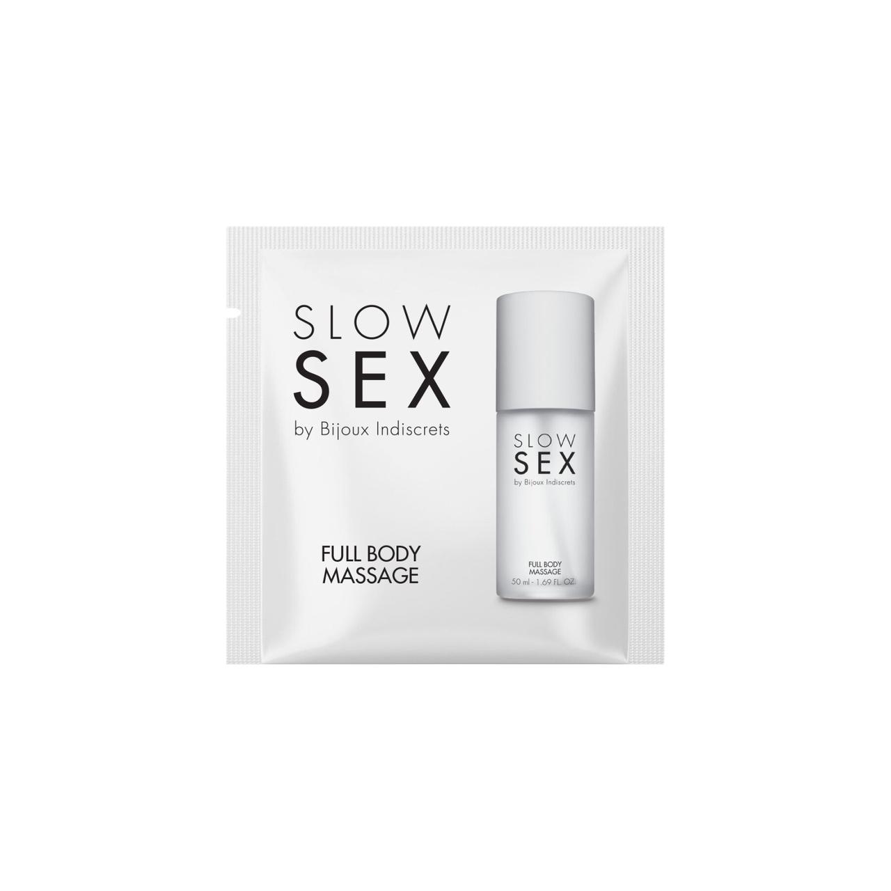 Пробник силіконового гелю для масажу всього тіла Bijoux Indiscrets Slow Sex