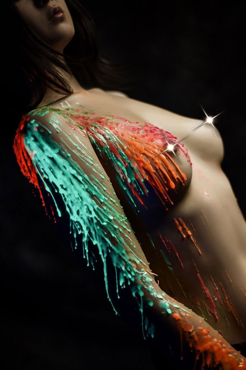Зелена воскова свічка Art of Sex size M 15 см низькотемпературна, люмінесцентна в DIDO
