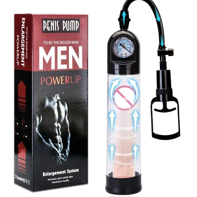 Вакуумная помпа Men Powerup со стрелочным манометром и ручным насосом в DIDO