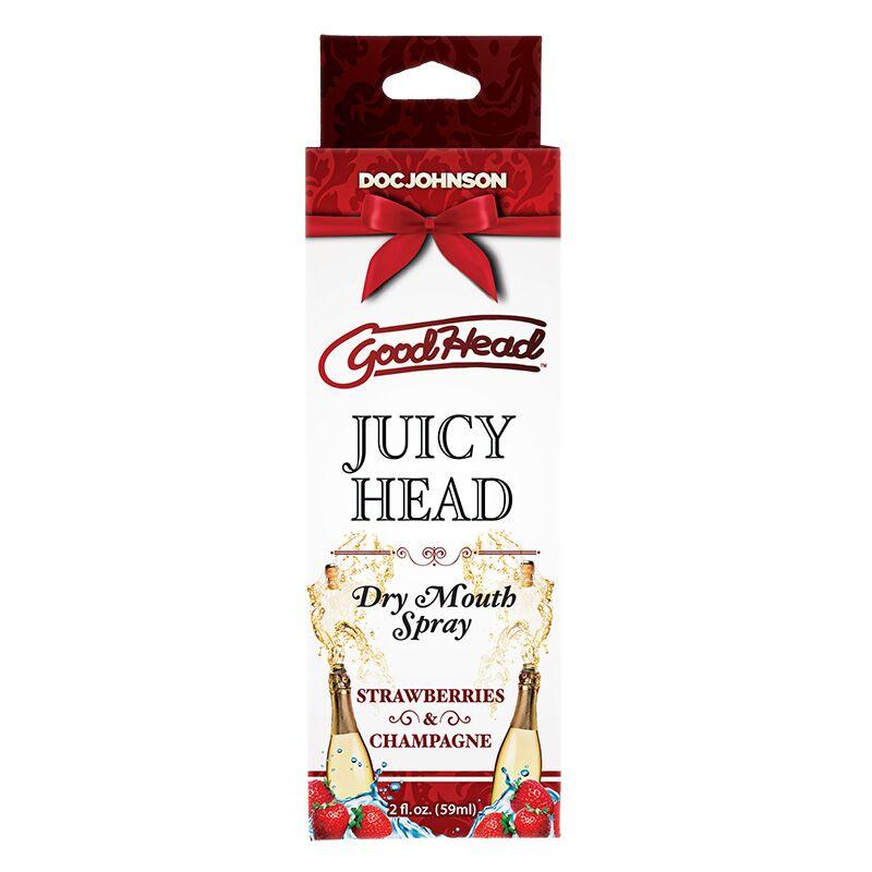 Увлажняющий оральный спрей Doc Johnson GoodHead - Juicy Head - Strawberries and Champagne 59мл в DIDO