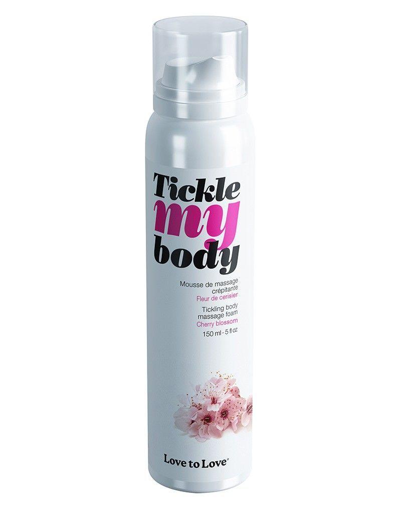 Масажна піна Love To Love TICKLE MY BODY Cherry Blossom (150 мл), що зволожує в DIDO