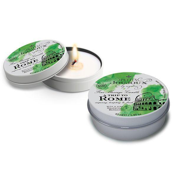 Масажна свічка Petits Joujoux - Rome - Grapefruit and Bergamott (43 мл) з афродизіаками в DIDO