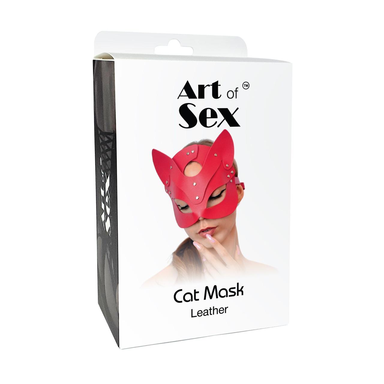 Маска Кішечки Art of Sex - Cat Mask, Червоний у DIDO