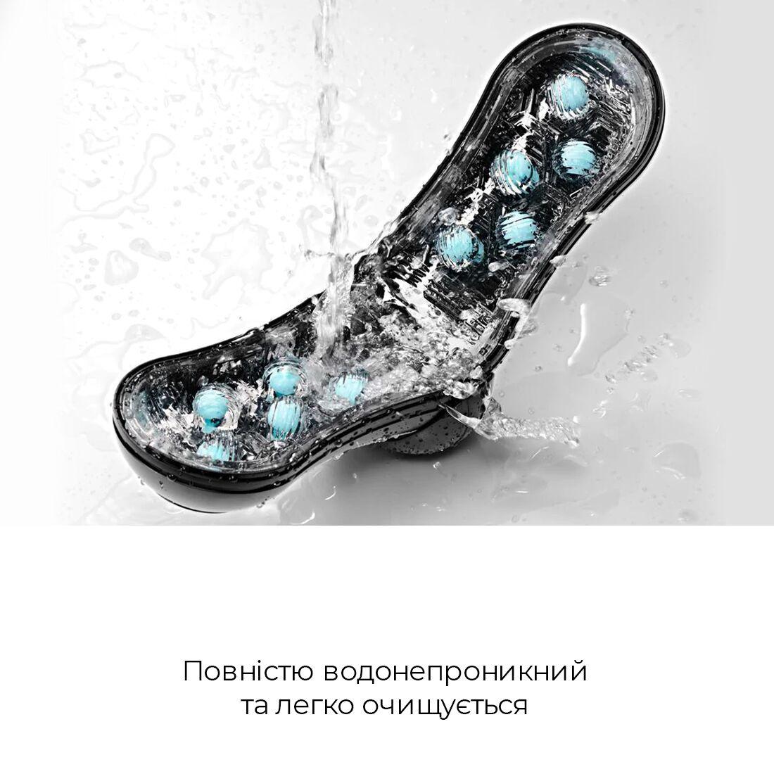 Мастурбатор Tenga Flip Orb Strong - Blue Rush, зі змінним стиском, зі стимулюючими кульками в DIDO