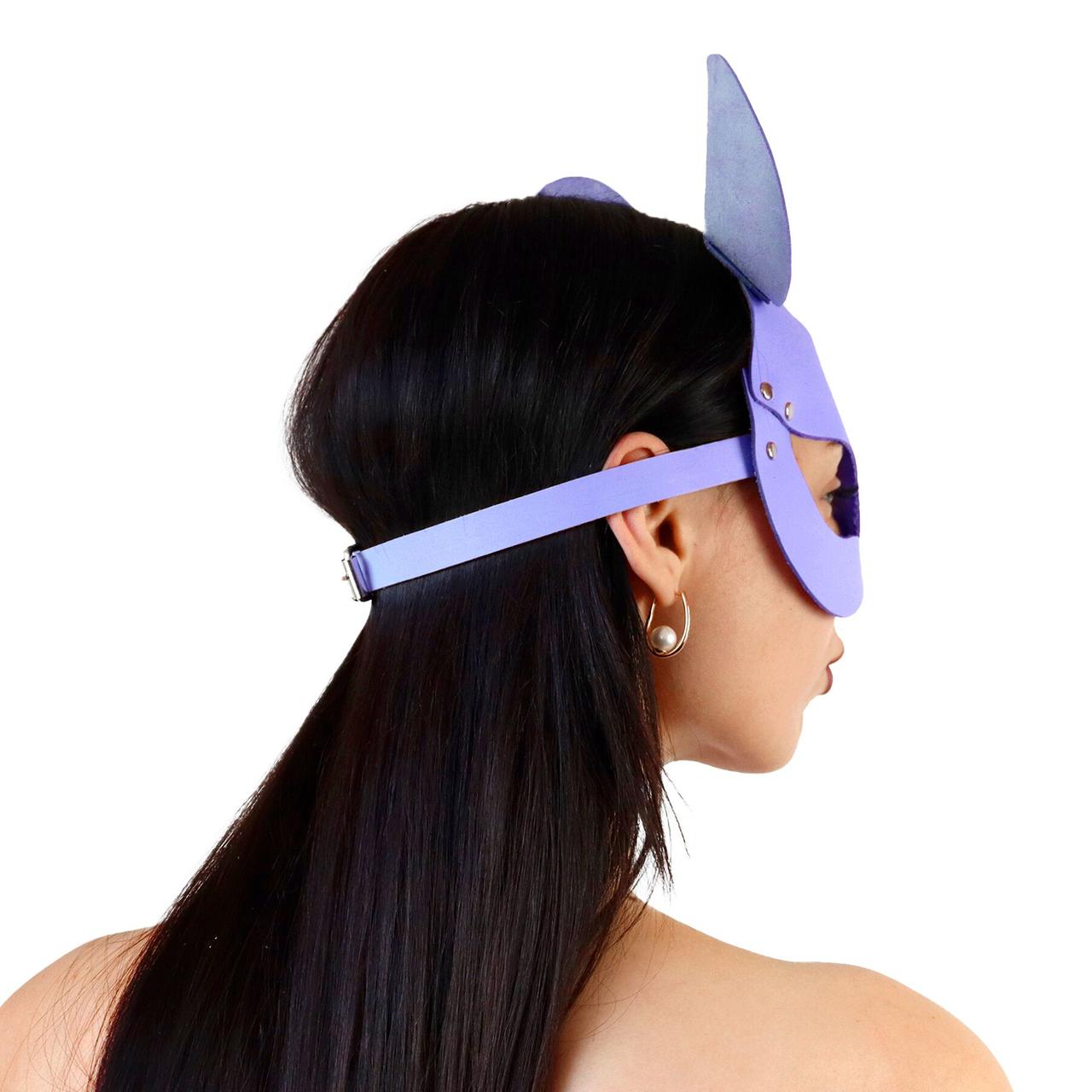 Кожаная маска мышки Art of Sex - Mouse Mask, цвет Лавандовый в DIDO