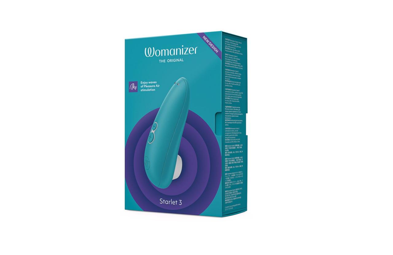 Вакуумний кліторальний стимулятор Womanizer Starlet 3 TURQUOISE в DIDO