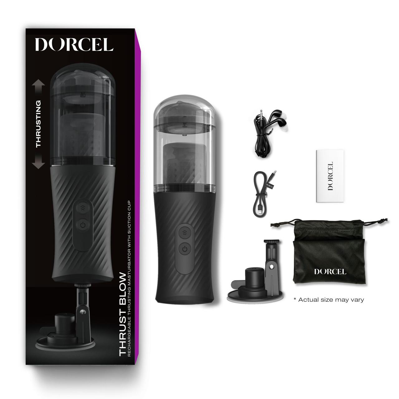 Автоматичний мастурбатор Dorcel THRUST BLOW, голосовий супровід, присоска в DIDO