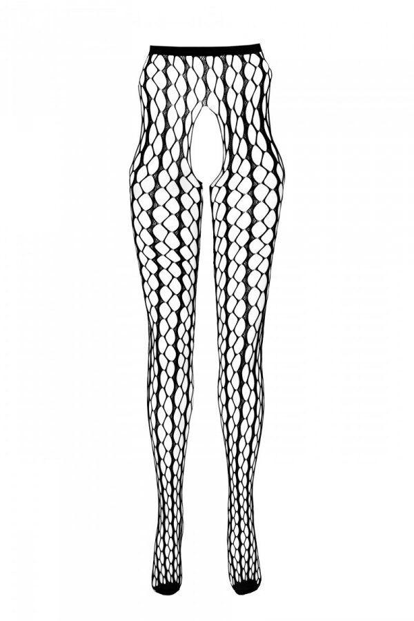 Эротические колготки-бодистокинг Passion ECO S007 black в DIDO