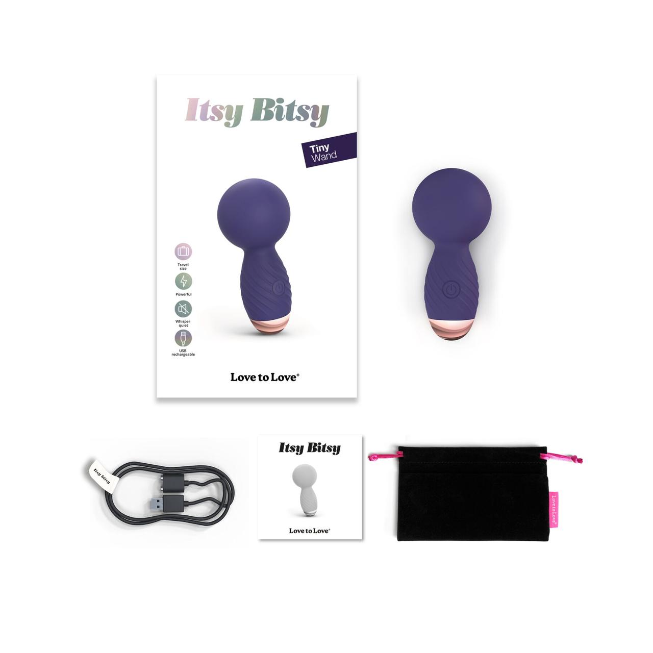 Мінівібромасажер Love To Love Itsy Bitsy – Midnight Indigo у DIDO