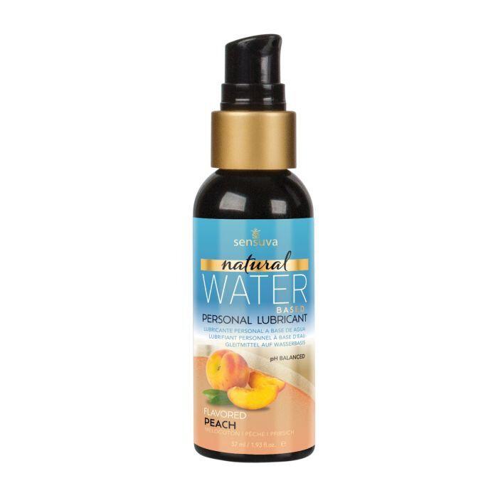 Мастило на водній основі Sensuva Natural Water-Based Peach (57мл) без гліцерину та парабенів в DIDO