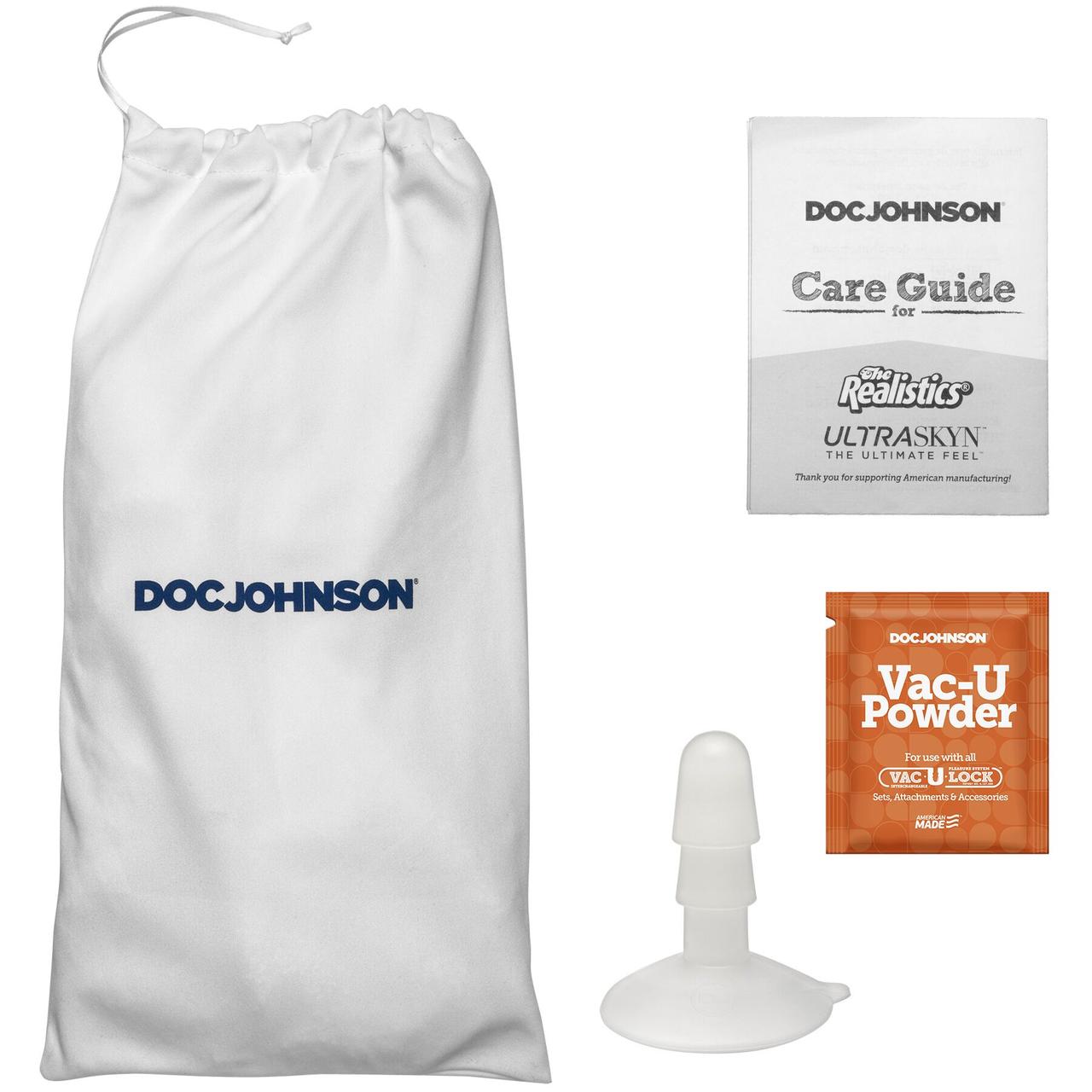 Фалоімітатор Doc Johnson Signature Cocks - Chad White 8,5 inch UltraSkyn в DIDO