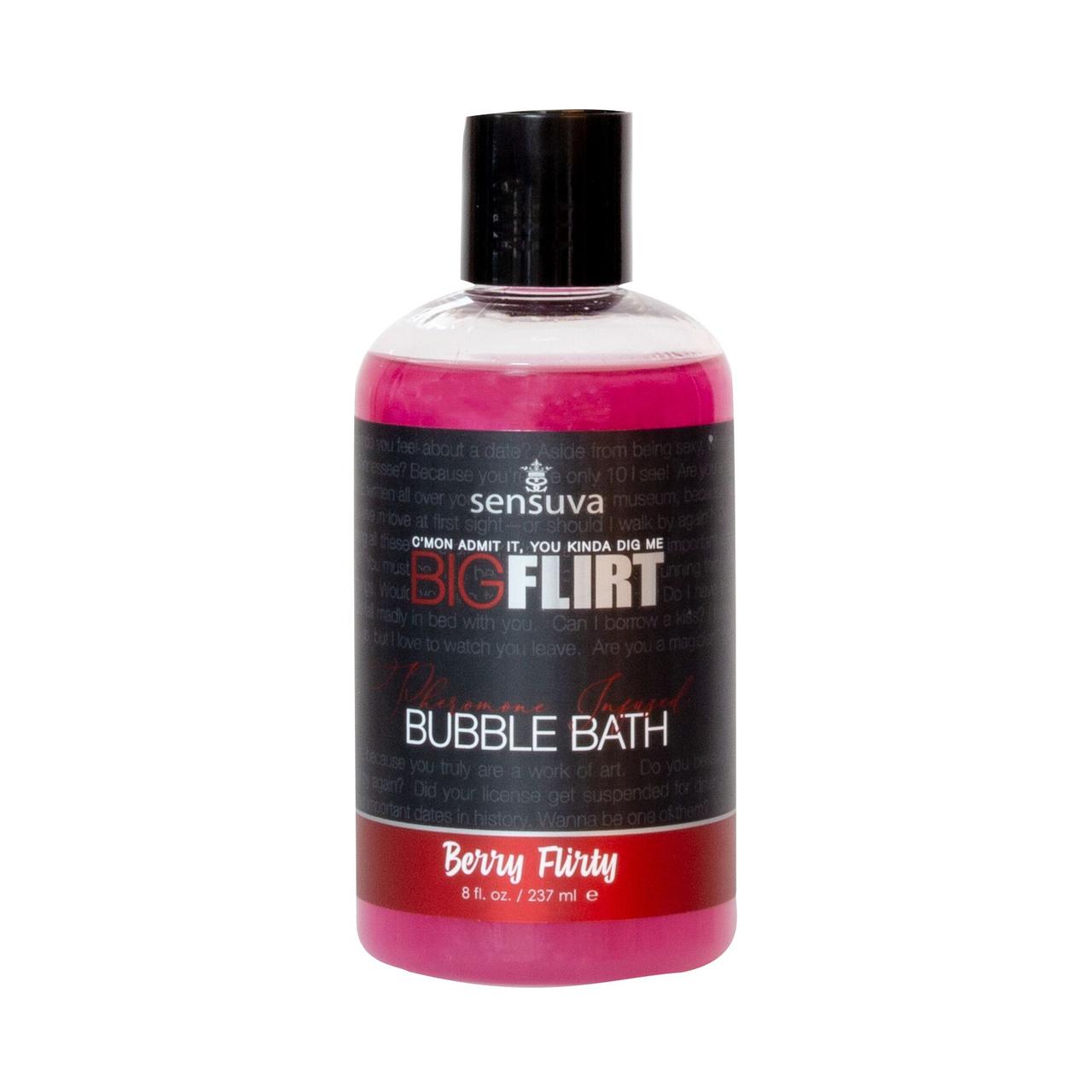 Пена для ванны Sensuva — Big Flirt Pheromone Bubble Bath — Berry Flirty (237 мл) в DIDO