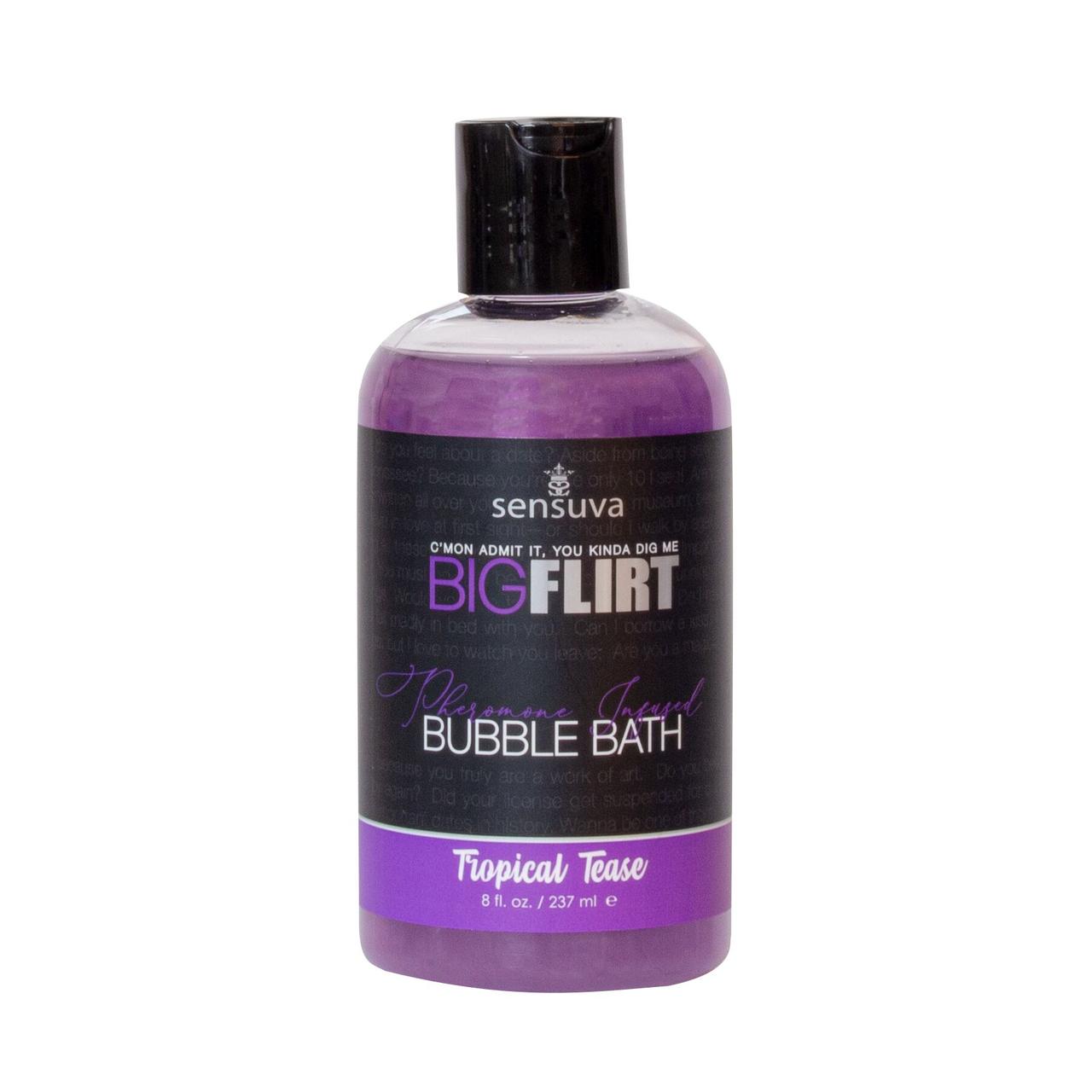 Пена для ванны Sensuva — Big Flirt Pheromone Bubble Bath — Tropical Tease (237 мл) в DIDO
