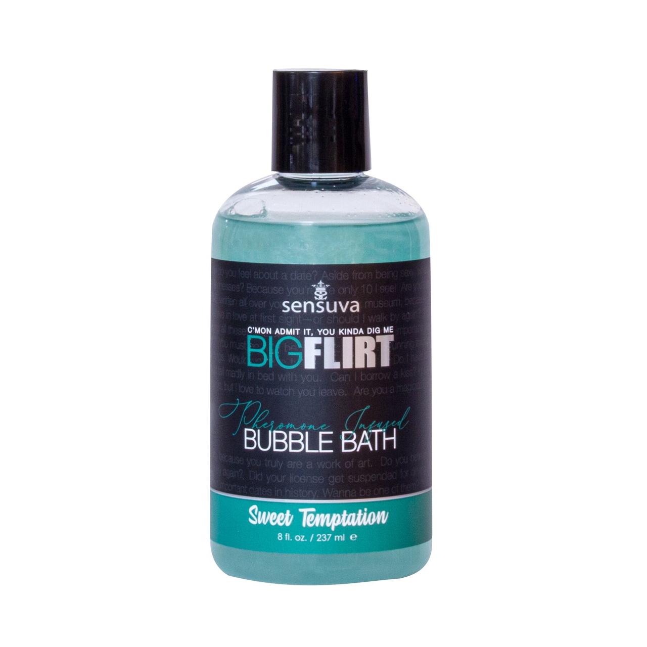 Пена для ванны Sensuva — Big Flirt Pheromone Bubble Bath — Sweet Temptation (237 мл) в DIDO