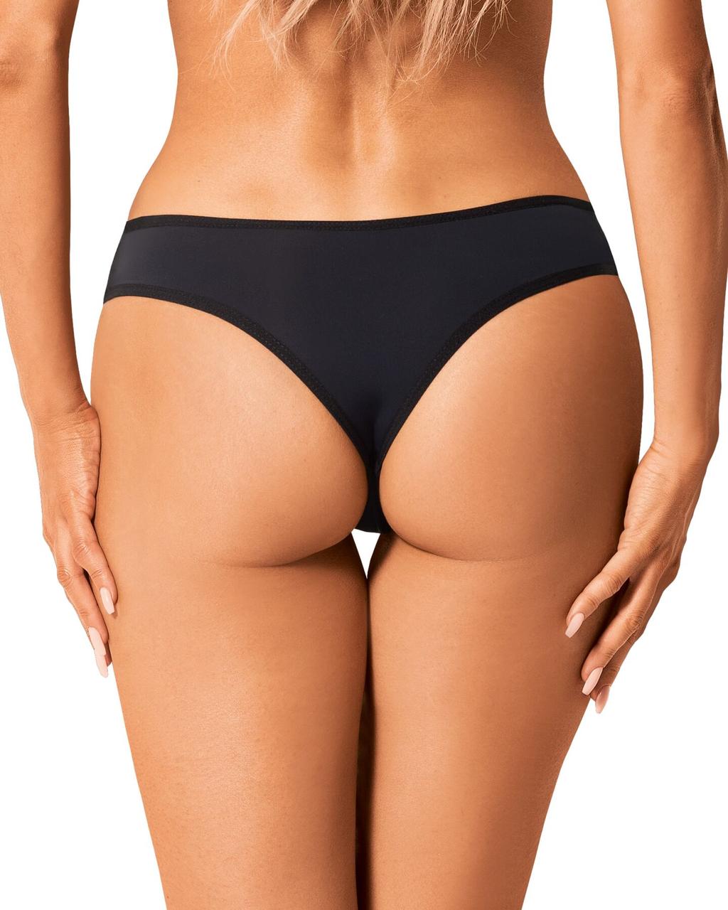 Сетчатые трусики под омбре Obsessive Bella Rou panties XS/S в DIDO