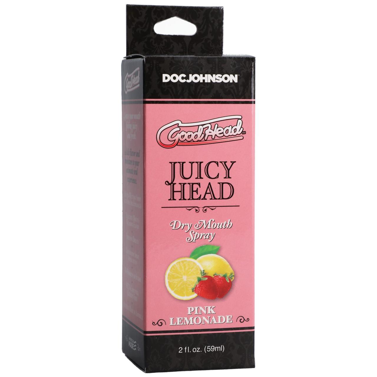 Увлажняющий оральный спрей Doc Johnson GoodHead – Juicy Head Dry Mouth Spray – Pink Lemonade 59мл в DIDO