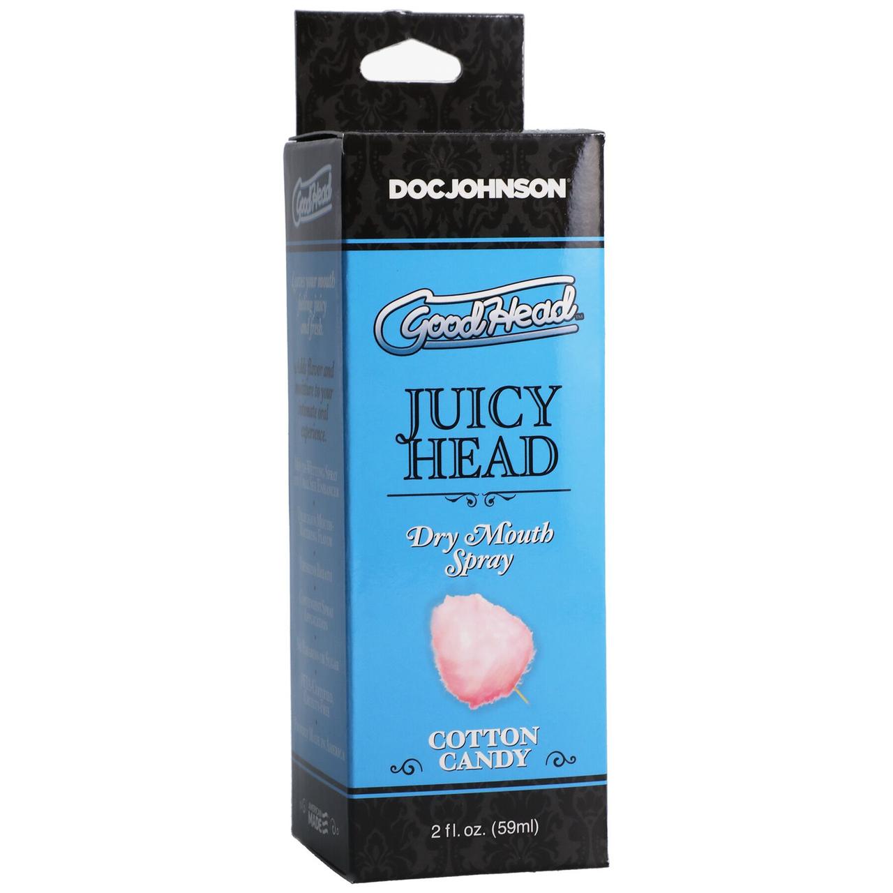 Увлажняющий оральный спрей Doc Johnson GoodHead – Juicy Head Dry Mouth Spray – Cotton Candy 59мл в DIDO