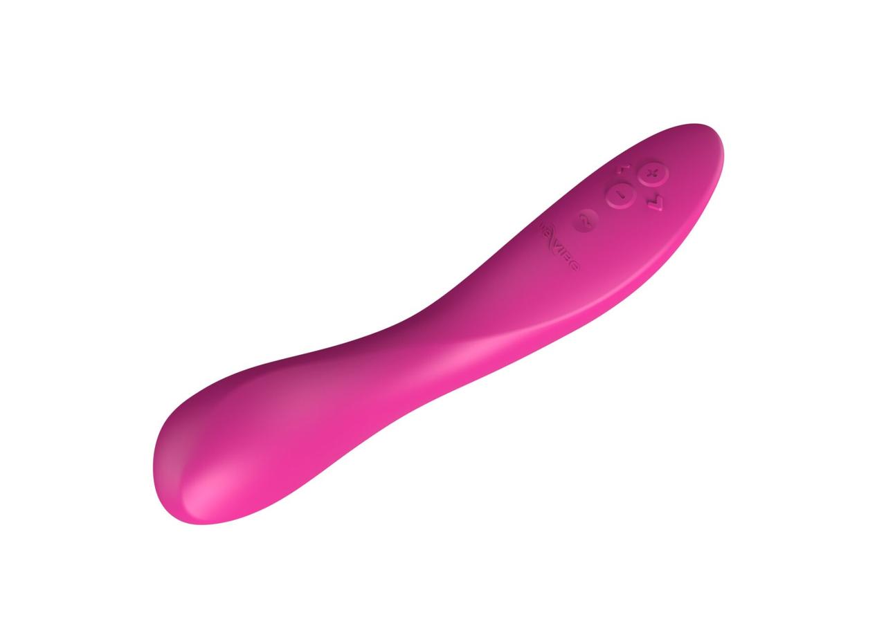 Смарт-вибратор We-Vibe Rave 2 Twisted Pleasure Pink, для точки G и входа во влагалище, 2 мотора в DIDO