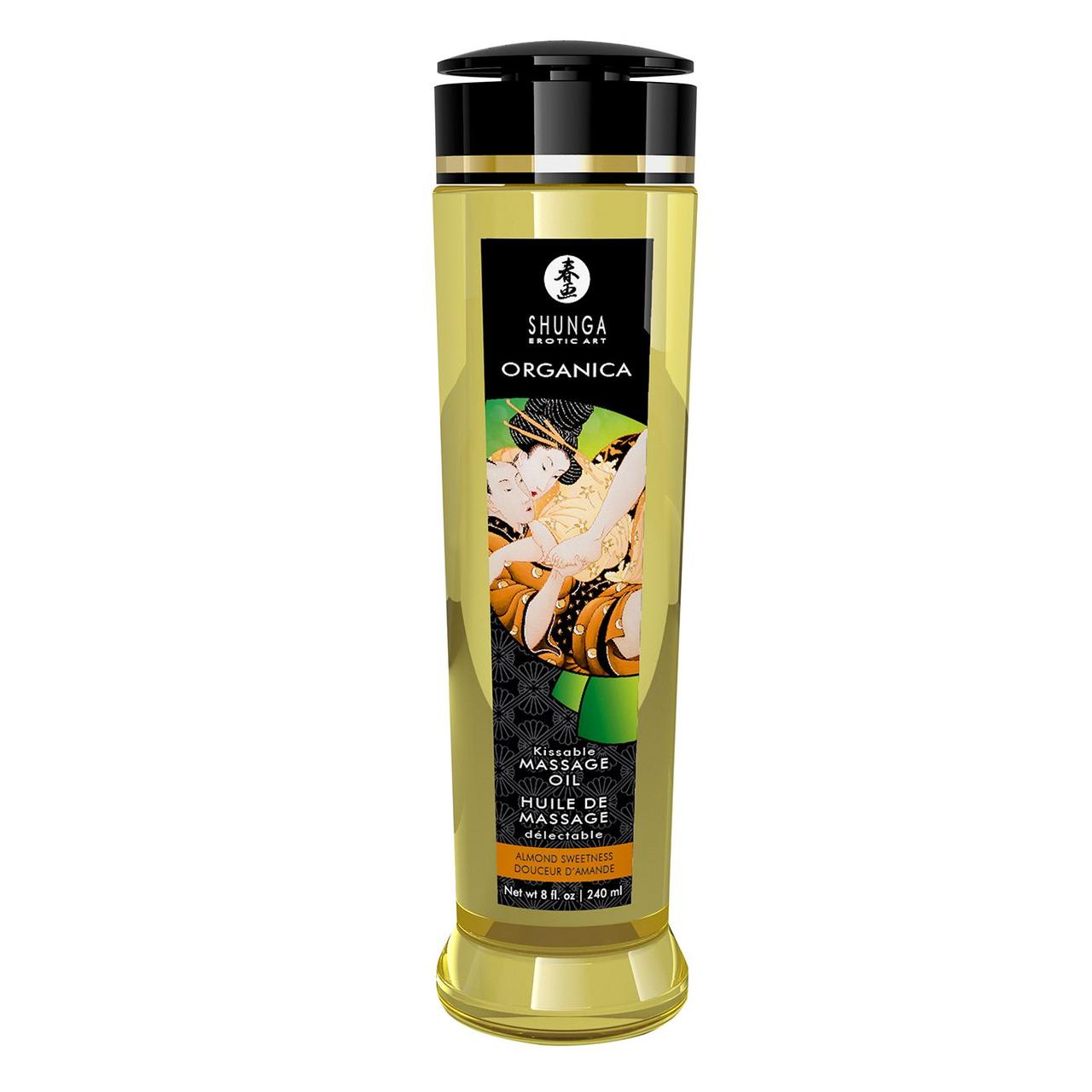 Органічне масажне масло Shunga ORGANICA - Almond Sweetness (240 мл) з вітаміном Е в DIDO