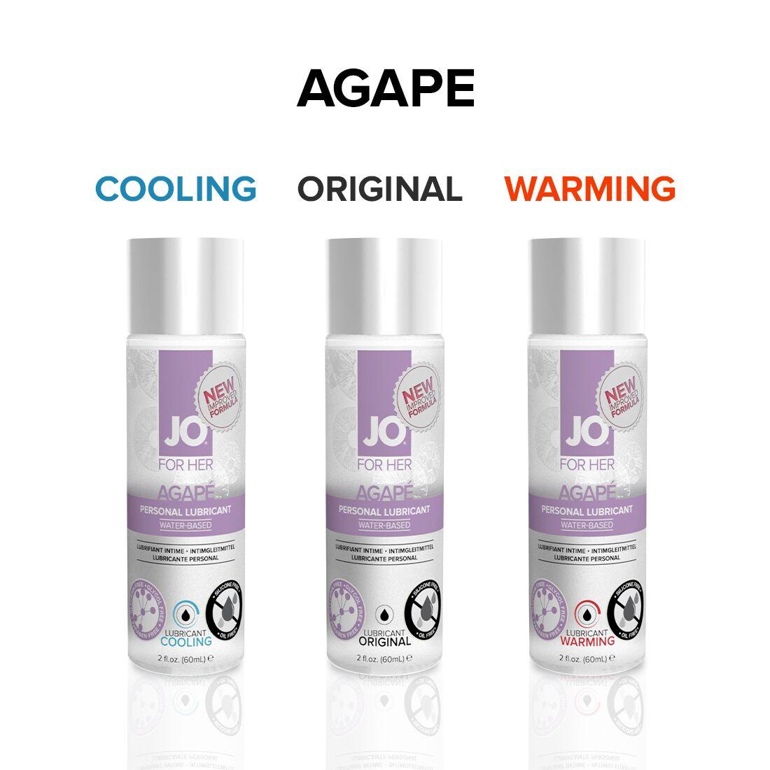 Смазка на водной основе JO AGAPE — ORIGINAL (120 мл) без глицерина, гликоля и парабенов в DIDO