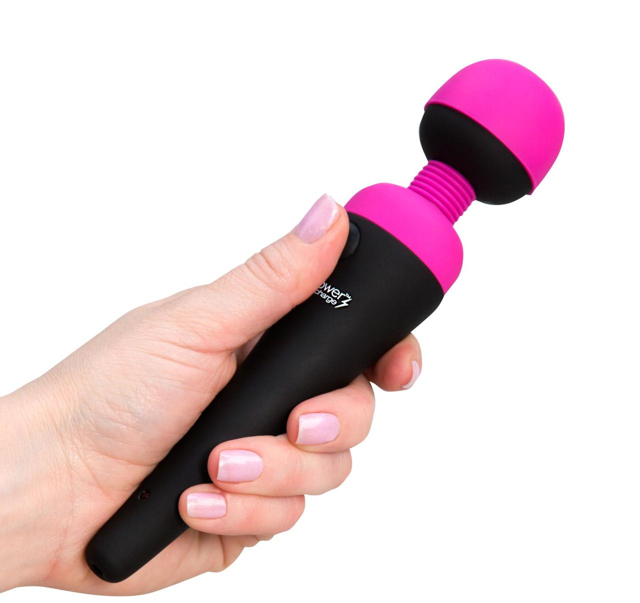Вибромассажер PalmPower Recharge Pink, перезаряжаемый, гибкая головка, тревел-замок в DIDO