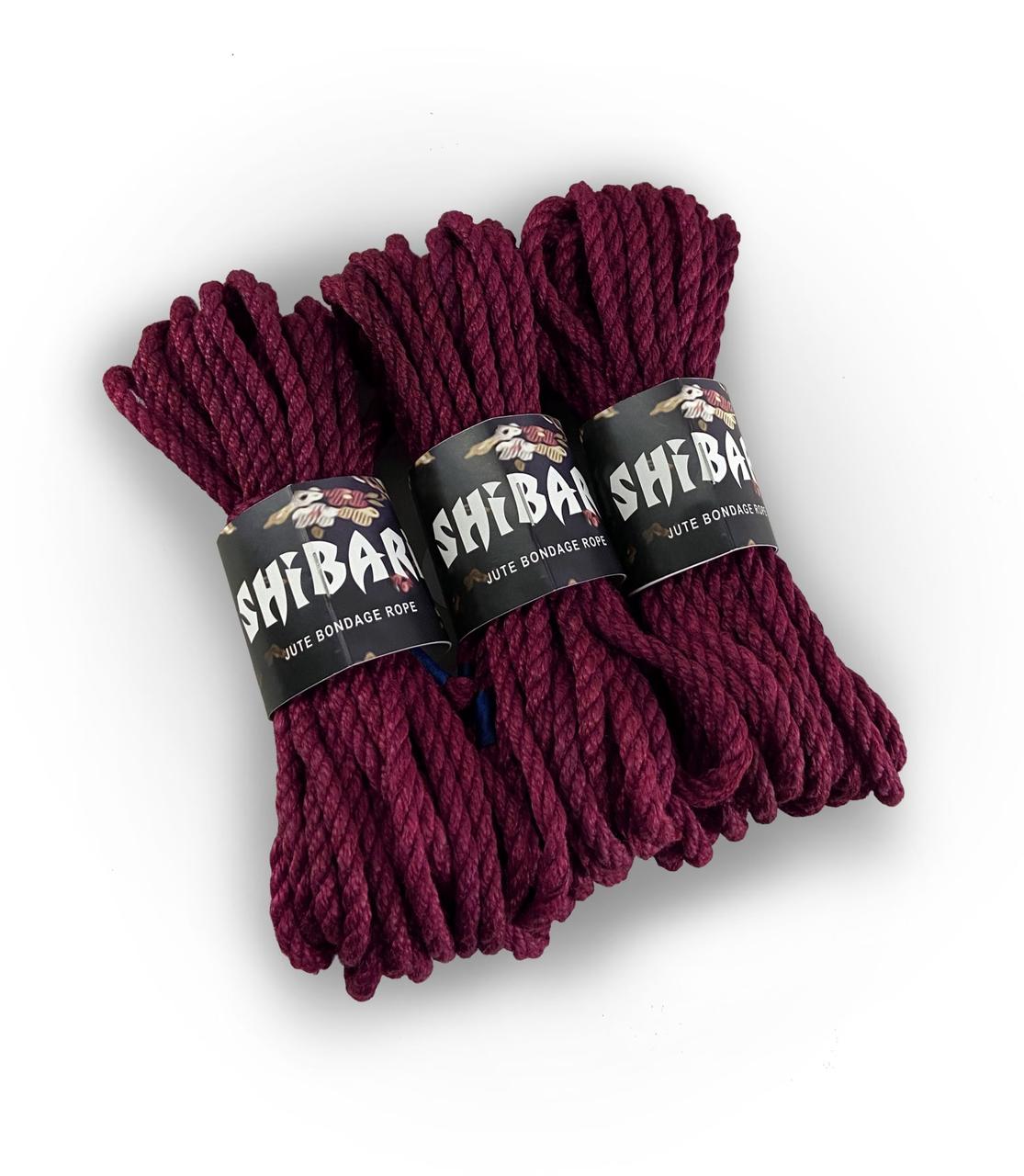 Джутовая веревка для Шибари Feral Feelings Shibari Rope, 8 м фиолетовая в DIDO