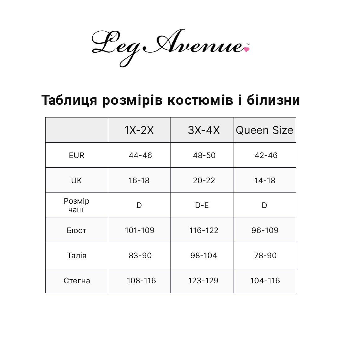 Сорочка беби-долл Leg Avenue Rose Lace Flair Chemise Black, Queen Size в DIDO