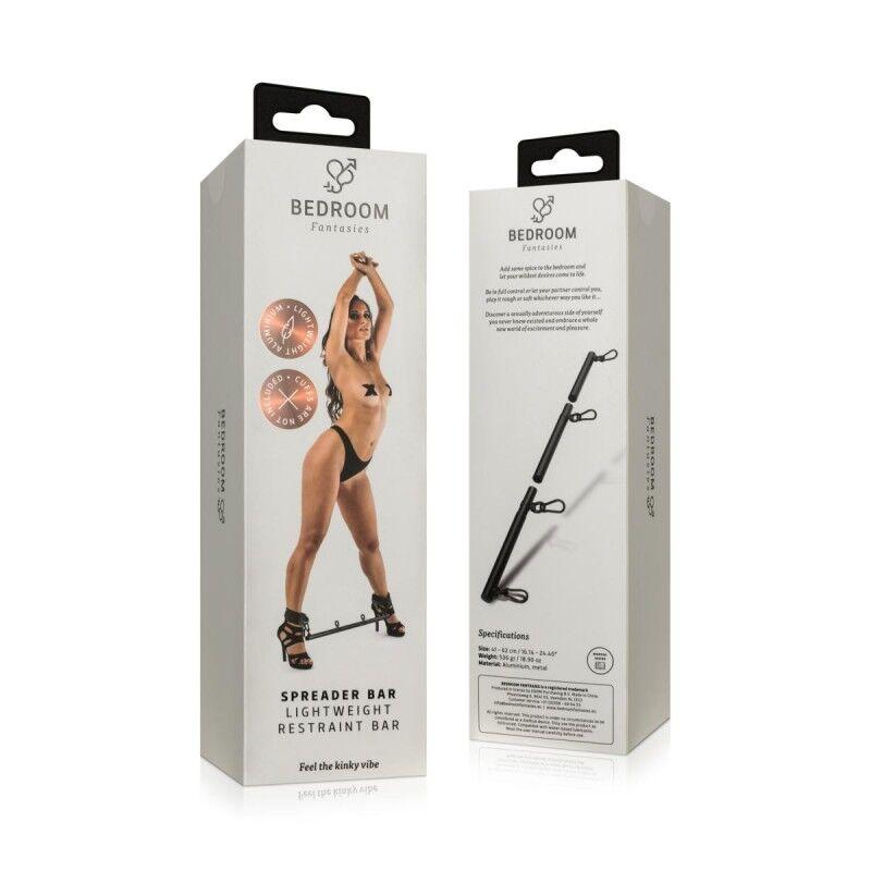 Фіксатор для рук та ніг Bedroom Fantasies: Spreader Bar Lightweight Restraint Bar, чорний у DIDO