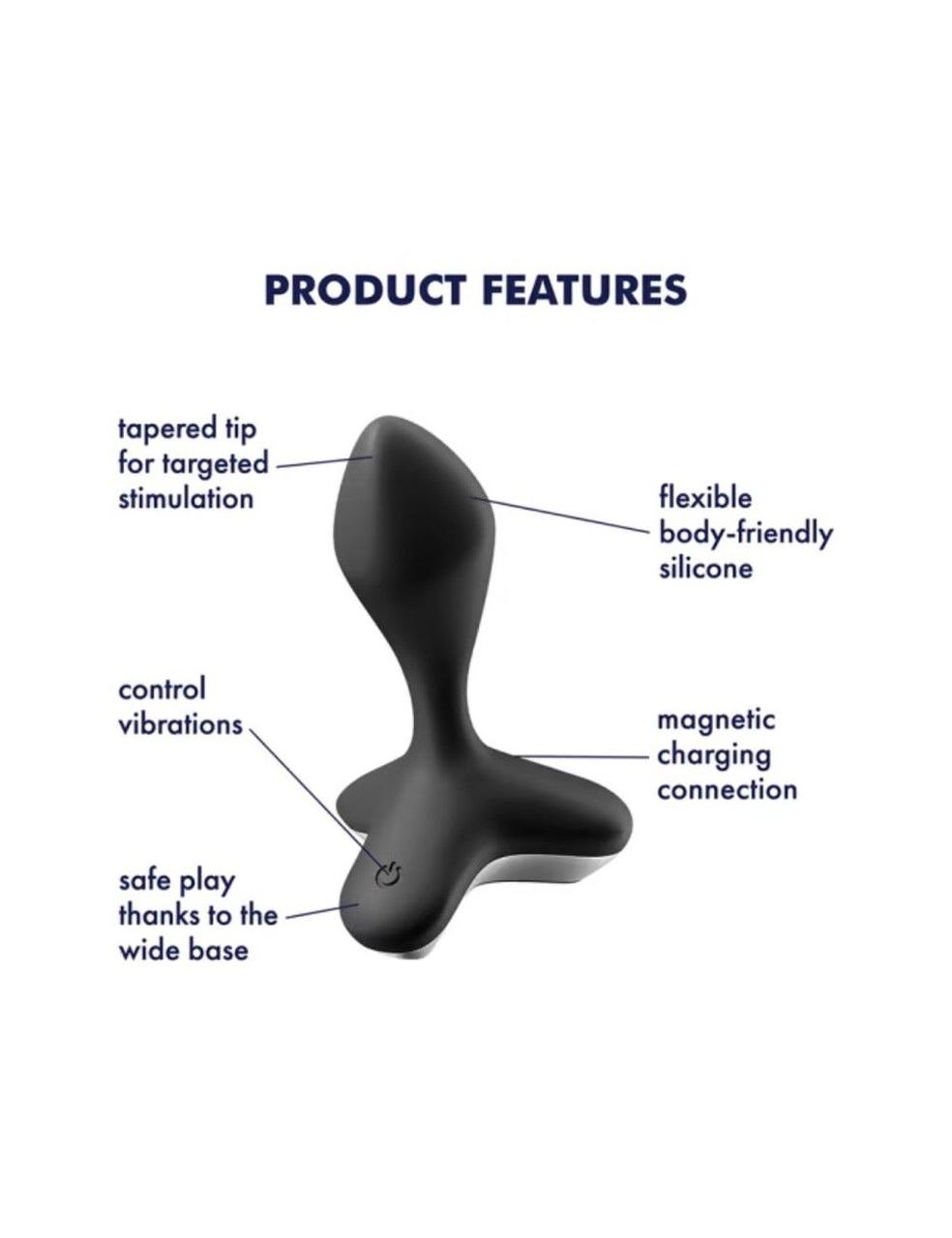 Анальная пробка с вибрацией Satisfyer Game Changer Black в DIDO