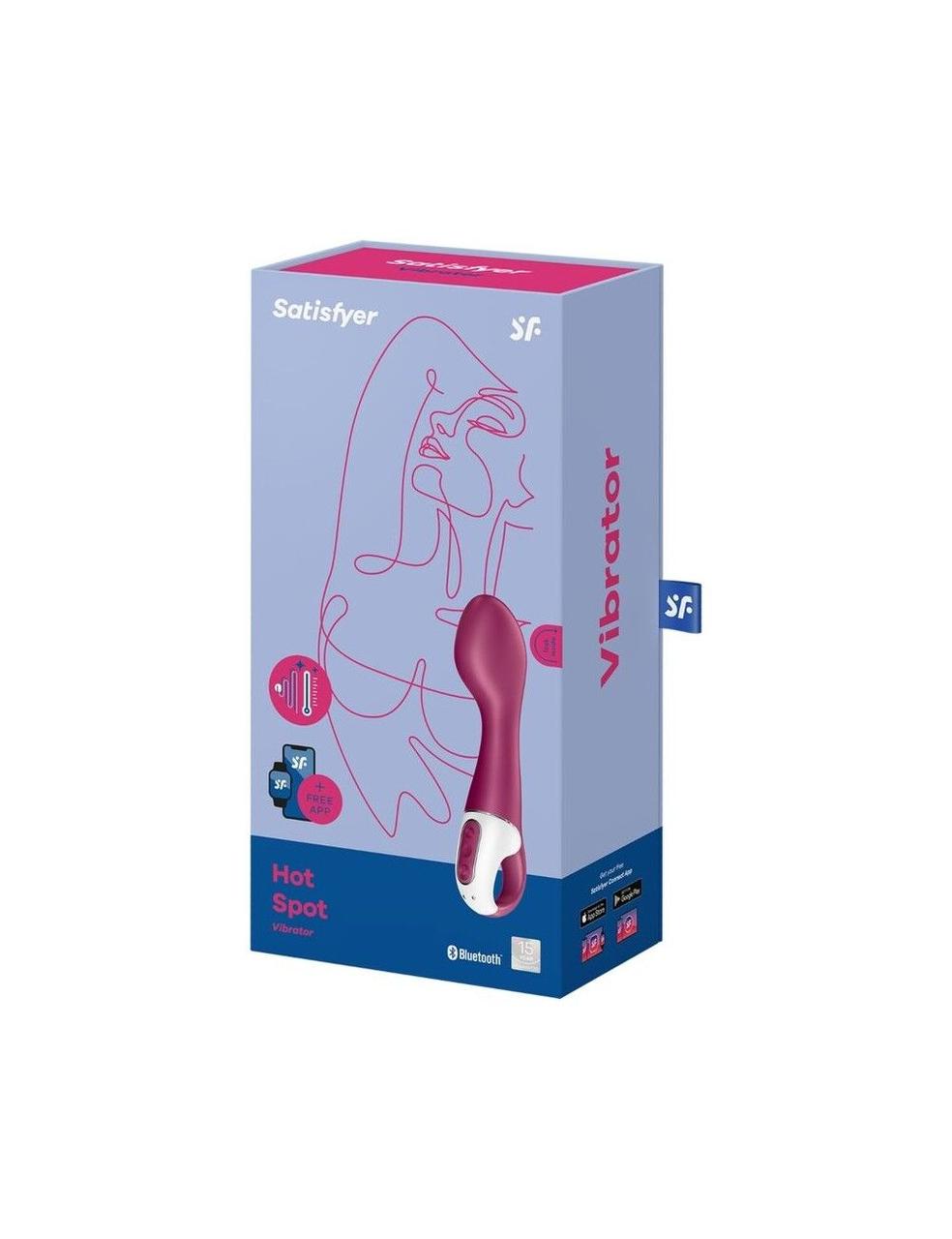Смарт вибратор точки G Satisfyer Hot Spot с функцией подогрева в DIDO