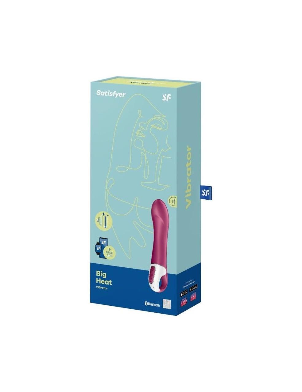 Смарт вібратор точки G Satisfyer Big Heat з функцією підігріву у DIDO