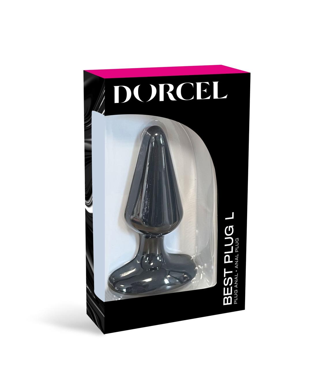 Анальний корок Dorcel Best Plug L м'який soft-touch силікон, макс. діаметр 5,1см у DIDO