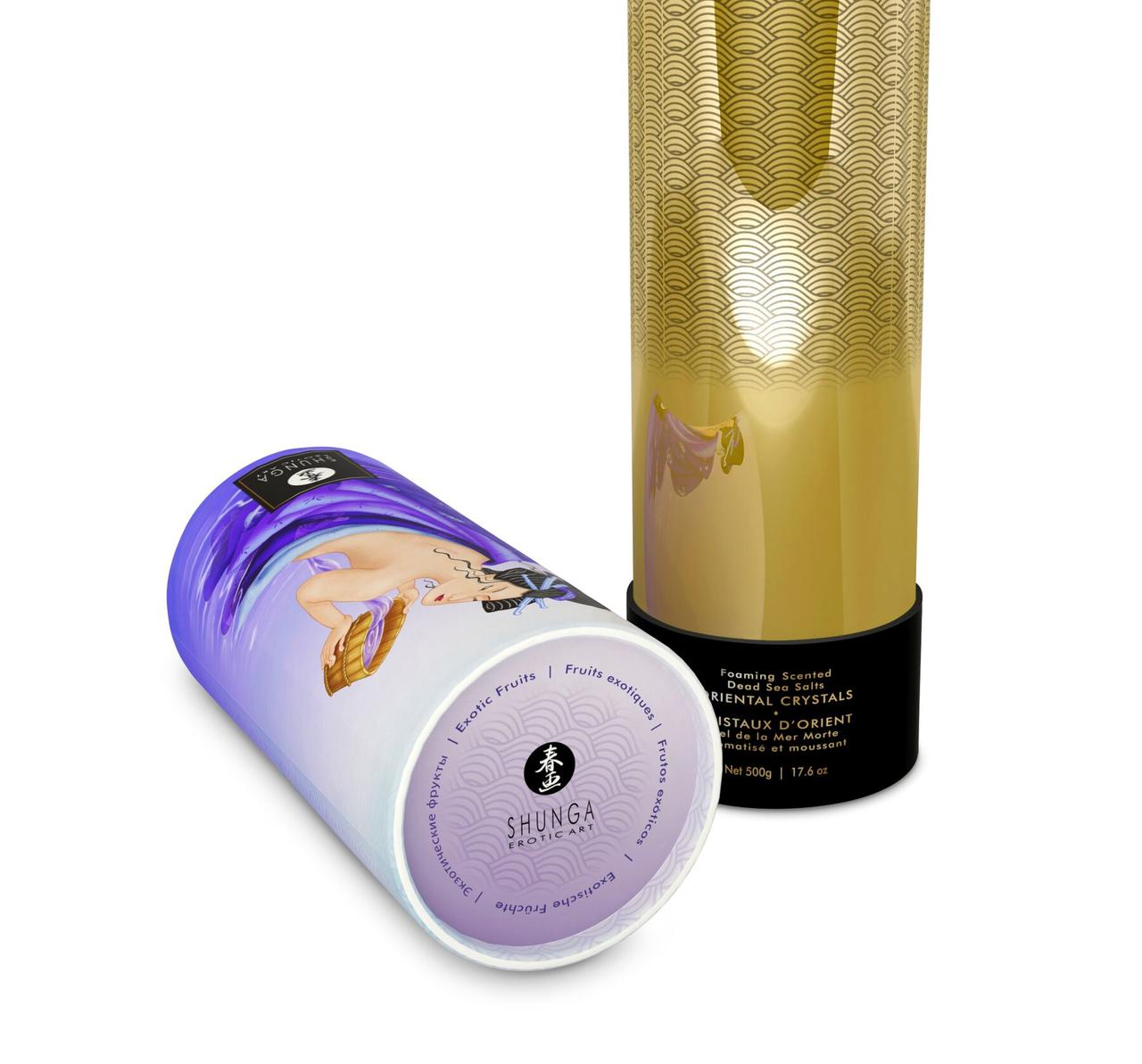 Сіль для ванни Shunga Dead Sea salt Oriental Crystals - Exotic Fruits (500 г) в DIDO