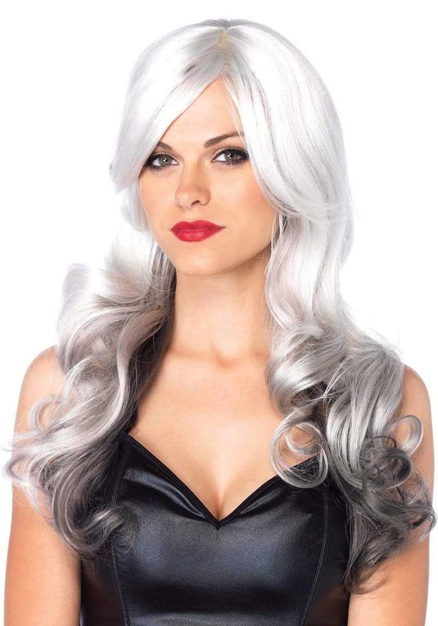 Leg Avenue Allure Multi Color Wig Grey/Black в DIDO