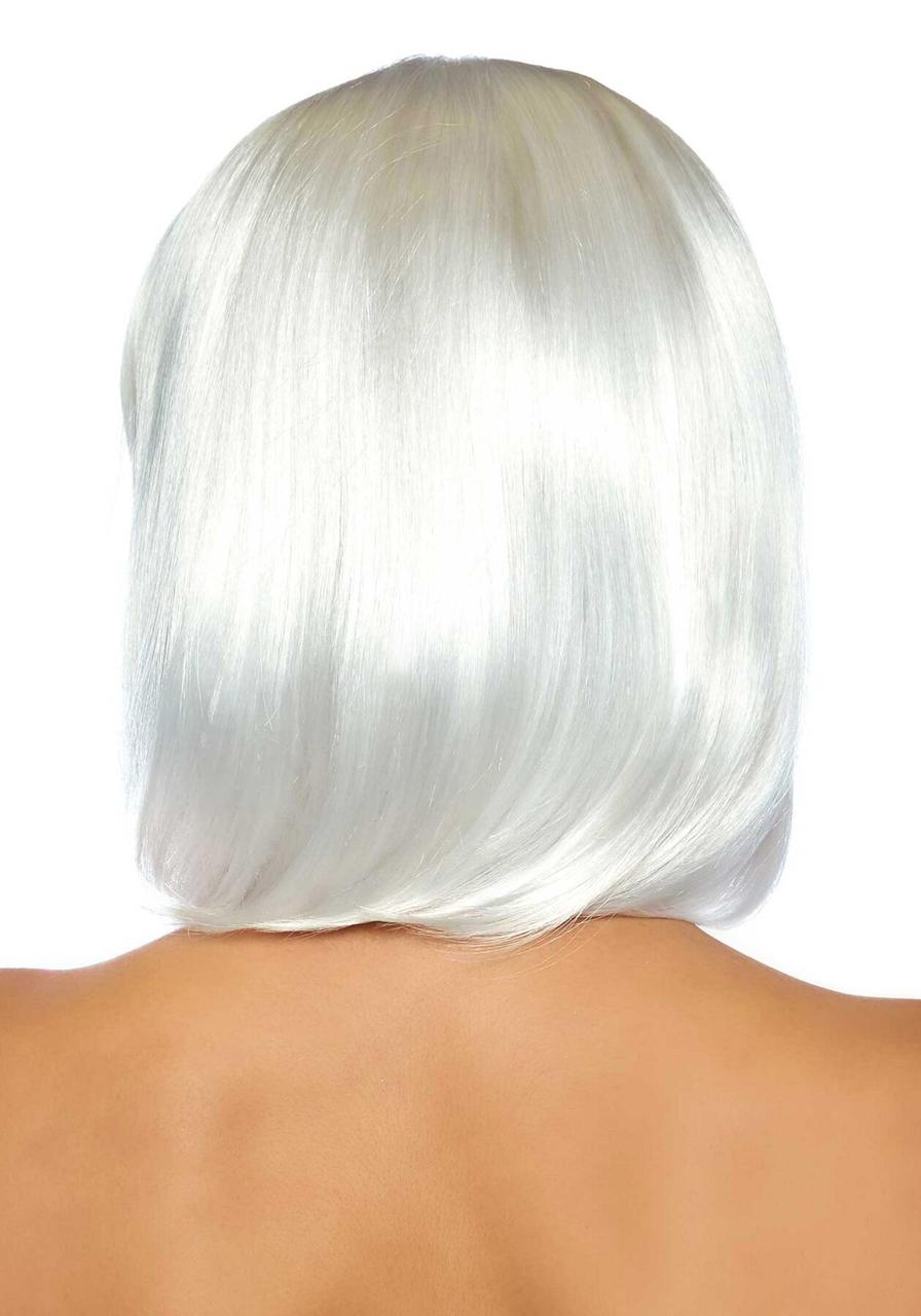 Перука, що світиться в темряві Leg Avenue Pearl short natural bob wig White, короткий, перлинний, 33 см в DIDO