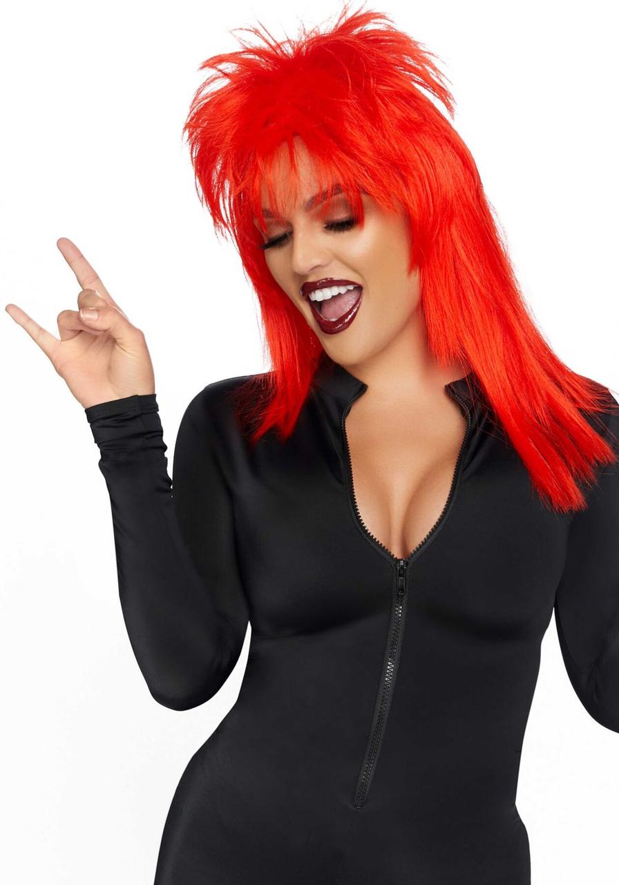 Парик рок-звезды Leg Avenue Unisex rockstar wig Red, унисекс, 53 см в DIDO